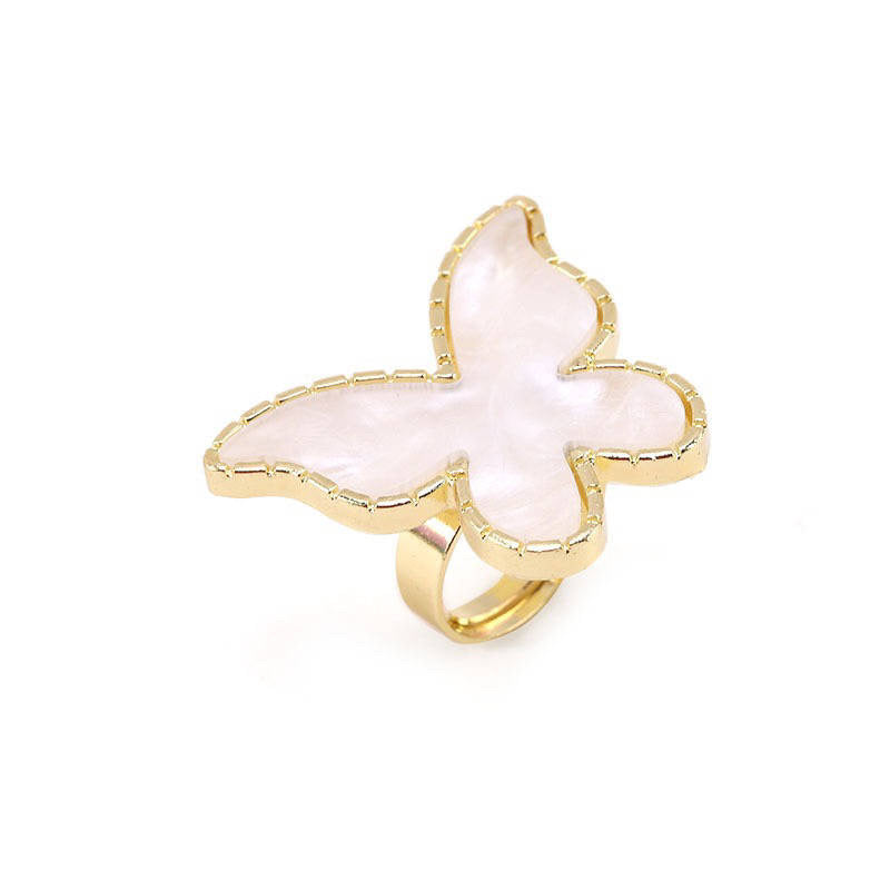 Nail art palette ring