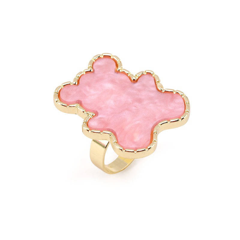 Nail art palette ring